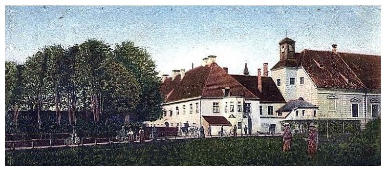 Postkarte - Altes Schloss u. Schlosswirtschaft, um 1901 (ohne Schrift)